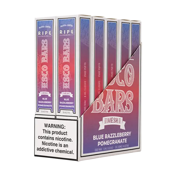 BUY 1 GET 1 FREE Blue Razzleberry Pomegranate Esco Bar | Vape Amazon India Esco Bar