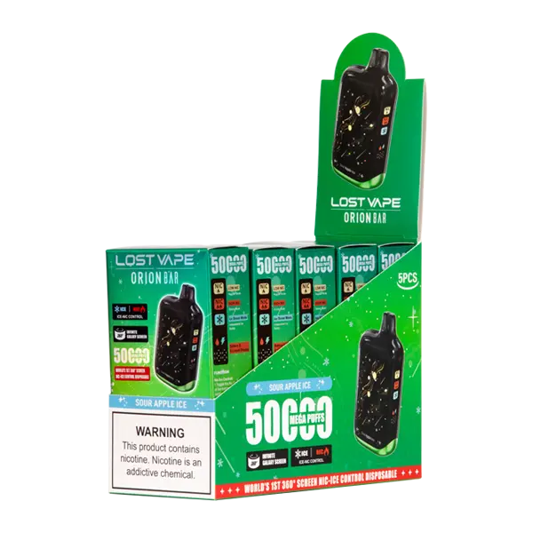 BUY 1 GET 1 FREE Sour Apple Ice Orion Bar 50K | Vape Amazon India Lost Vape