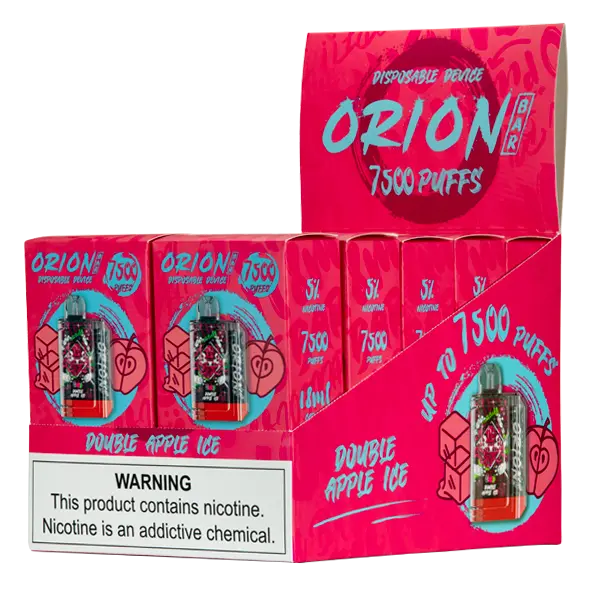 BUY 1 GET 1 FREE Double Apple Ice Orion Bar 7500 | Vape Amazon India Lost Vape