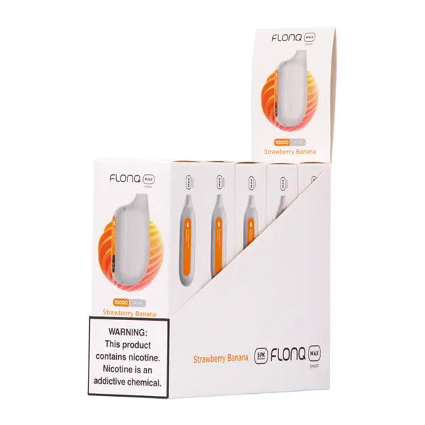 BUY 1 GET 1 FREE Strawberry Banana FLONQ Max Smart | Vape Amazon India Flonq