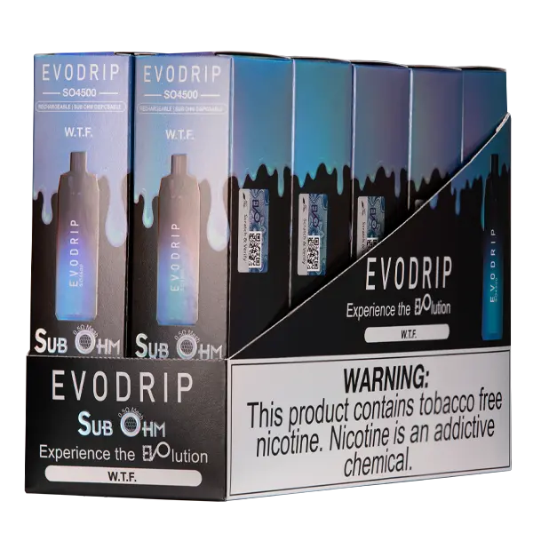 BUY 1 GET 1 FREE W.T.F EVODRIP SO4500 | Vape Amazon India EVODRIP