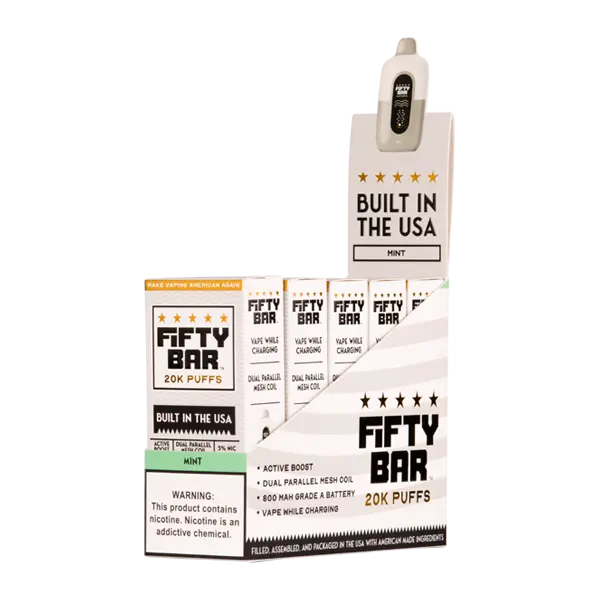 BUY 1 GET 1 FREE Mint Fifty Bar 20K | Vape Amazon India Beard Vape Co