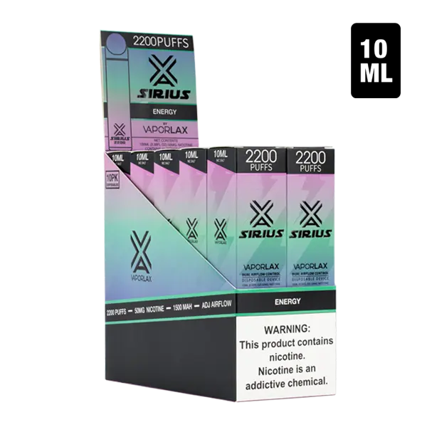 BUY 1 GET 1 FREE Energy by Sirius | Vape Amazon India VaporLax