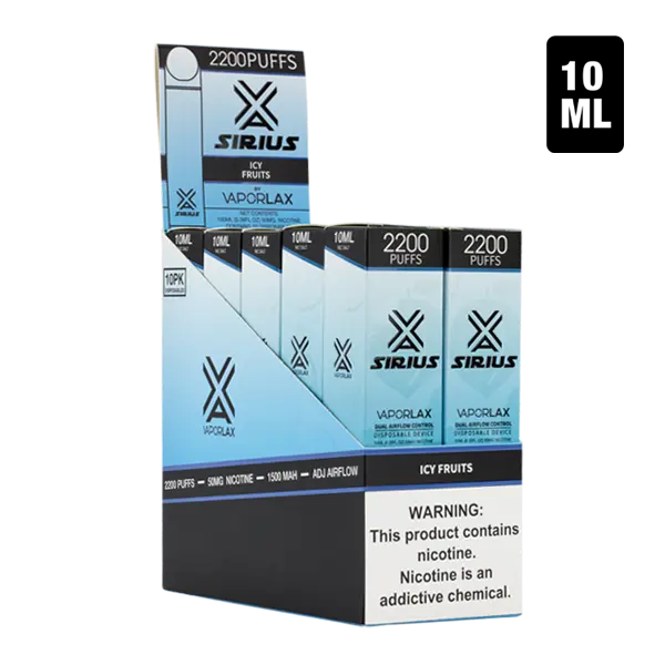 BUY 1 GET 1 FREE Icy Fruits by Sirius | Vape Amazon India VaporLax