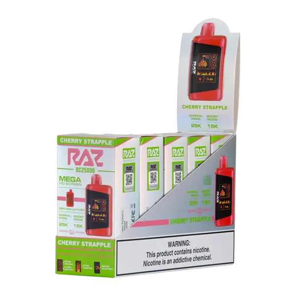 BUY 1 GET 1 FREE Cherry Strapple RAZ LTX 25000 | Vape Amazon India RAZ