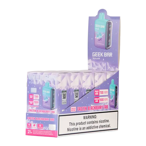BUY 1 GET 1 FREE Frozen Blackberry Fab Geek Bar Pulse (Frozen Edition) | Vape Amazon India Geek Vape