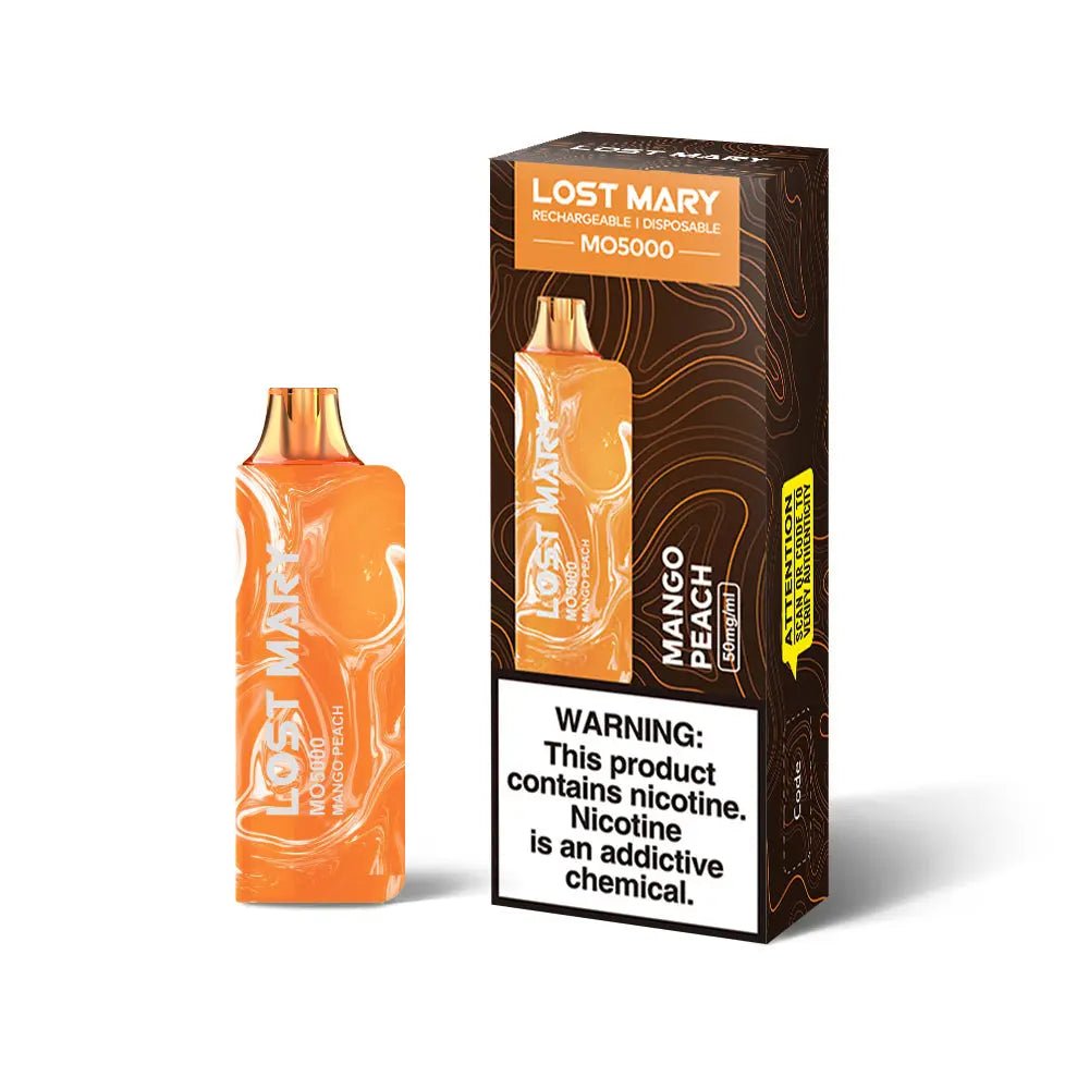 BUY 1 GET 1 FREE Mango Peach Lost Mary MO5000 | Vape Amazon India Lost Mary