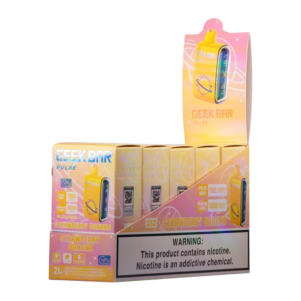 BUY 1 GET 1 FREE Strawberry Banana Geek Bar Pulse | Vape Amazon India Geek Vape