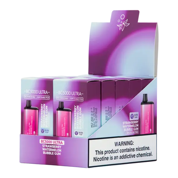 BUY 1 GET 1 FREE Strawberry Watermelon Bubble Gum BC5000 Ultra | Vape Amazon India EBCREATE