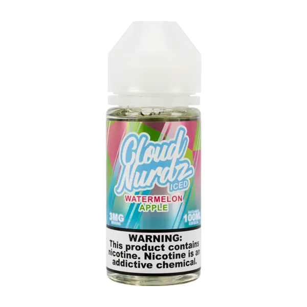 BUY 1 GET 1 FREE Iced Watermelon Apple by Cloud Nurdz 100mL | Vape Amazon India