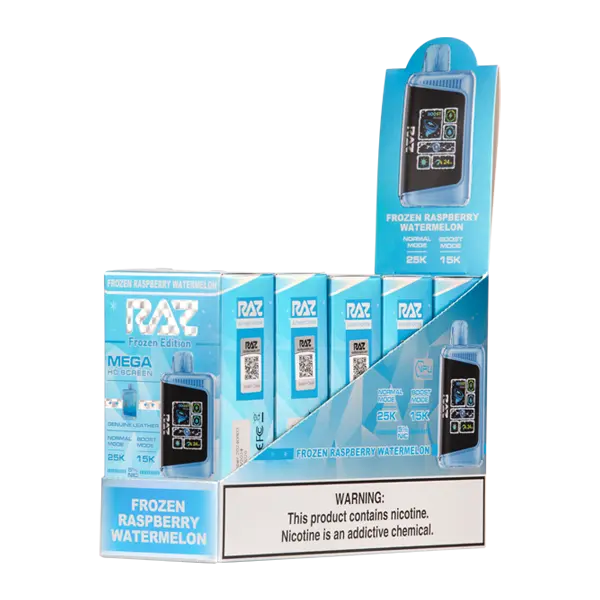 BUY 1 GET 1 FREE Frozen Raspberry Watermelon RAZ LTX 25000 | Vape Amazon India RAZ