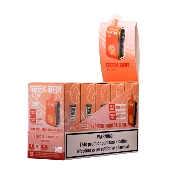 BUY 1 GET 1 FREE Tropical Rainbow Blast Geek Bar Pulse | Vape Amazon India Geek Vape