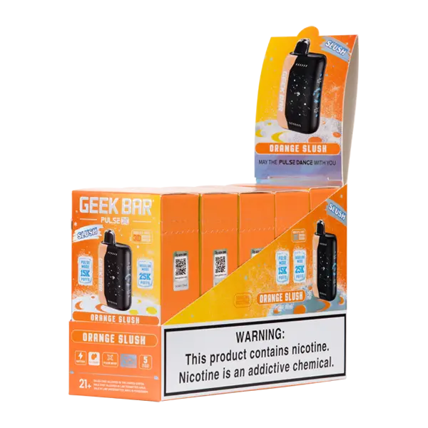 BUY 1 GET 1 FREE Orange Slush Geek Bar Pulse X 25K Slush Edition | Vape Amazon India Geek Vape