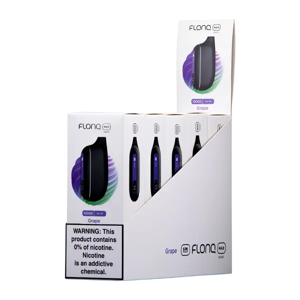 BUY 1 GET 1 FREE Grape FLONQ Max Smart | Vape Amazon India Flonq