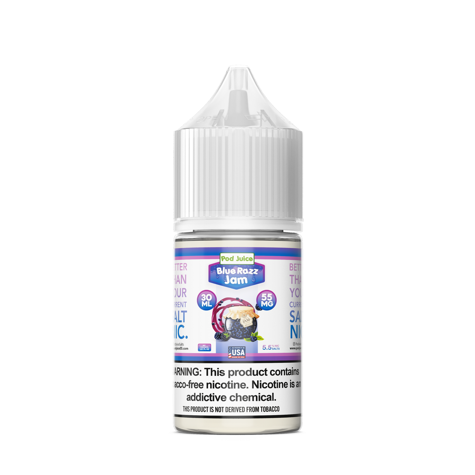 BUY 1 GET 1 FREE Blue Razz Jam Pod Juice | Vape Amazon India