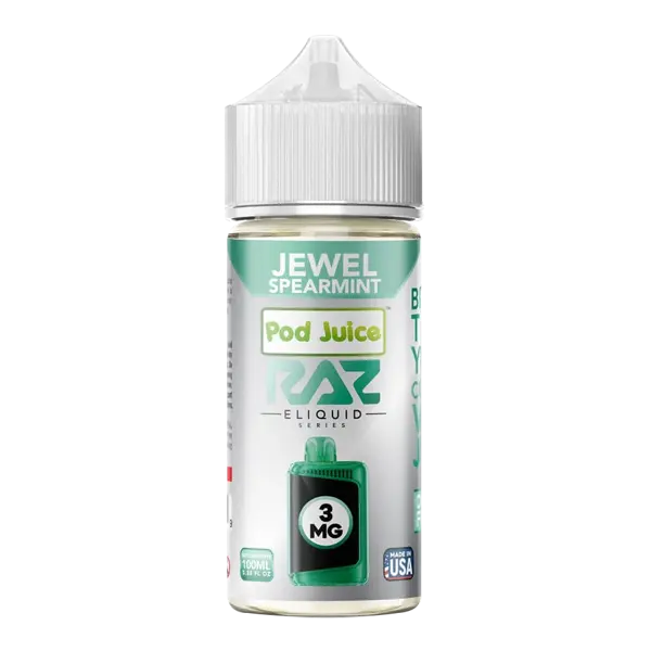 BUY 1 GET 1 FREE Jewel Spearmint RAZ X Pod Juice 100ml | Vape Amazon India