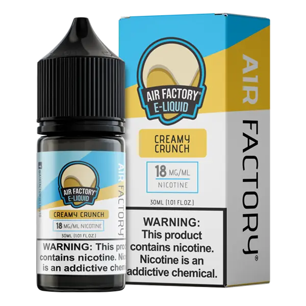 BUY 1 GET 1 FREE Creamy Crunch Air Factory Salt | Vape Amazon India Air Factory