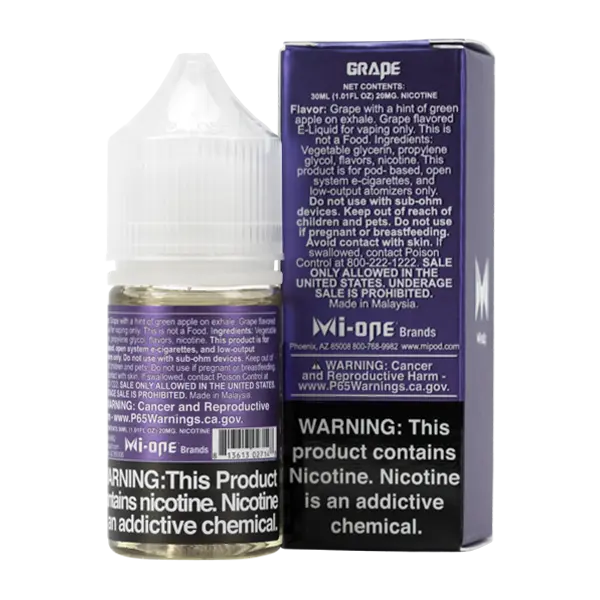 BUY 1 GET 1 FREE Grape Mi-Salt | Vape Amazon India Mi-Salt