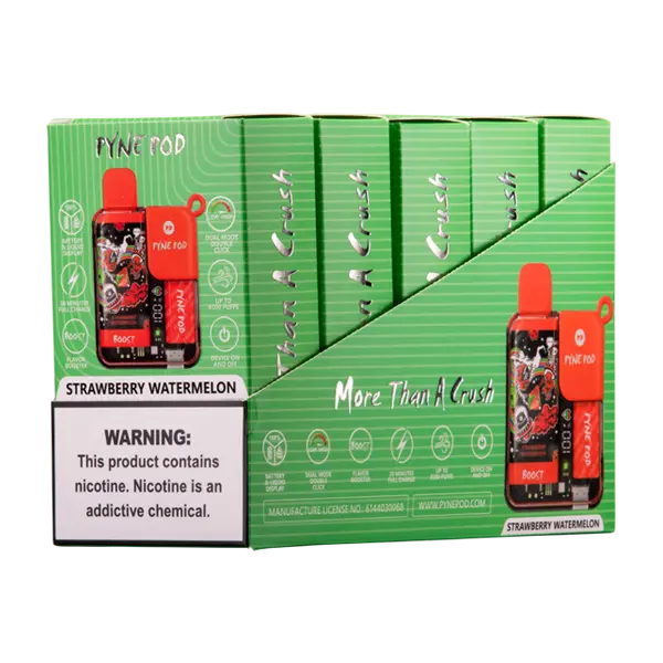 BUY 1 GET 1 FREE Strawberry Watermelon Pyne Pod Boost | Vape Amazon India Pyne Pod
